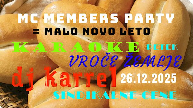 MC MEMBERS PARTY - malo novo leto