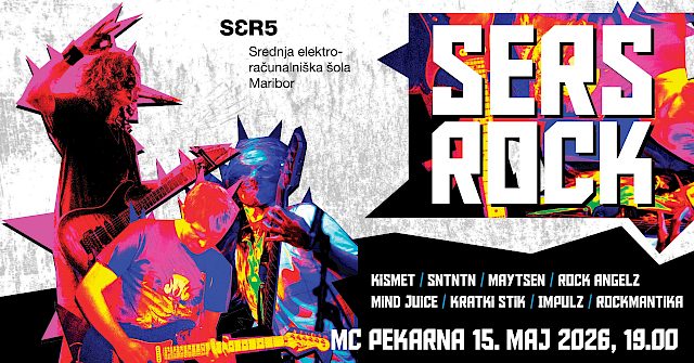 SER&Scaron; Rock 2026: Impulz, Kismet, Kratki Stik, Maytsen, Mind Juice, Rock Angelz, Rockmantika, Sntntn
